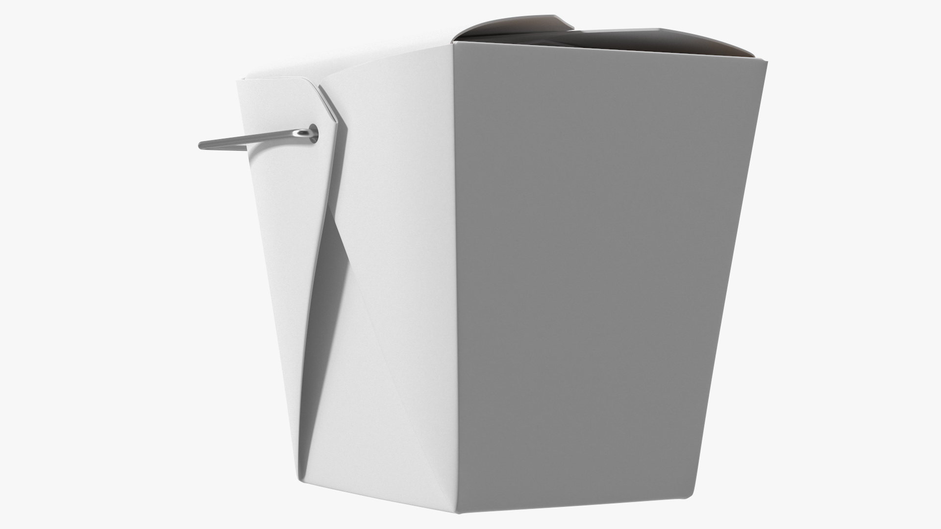 3D model Paper Take Out Food Container 16 Oz