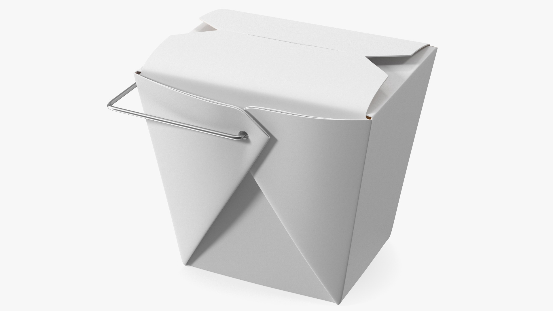 3D model Paper Take Out Food Container 16 Oz