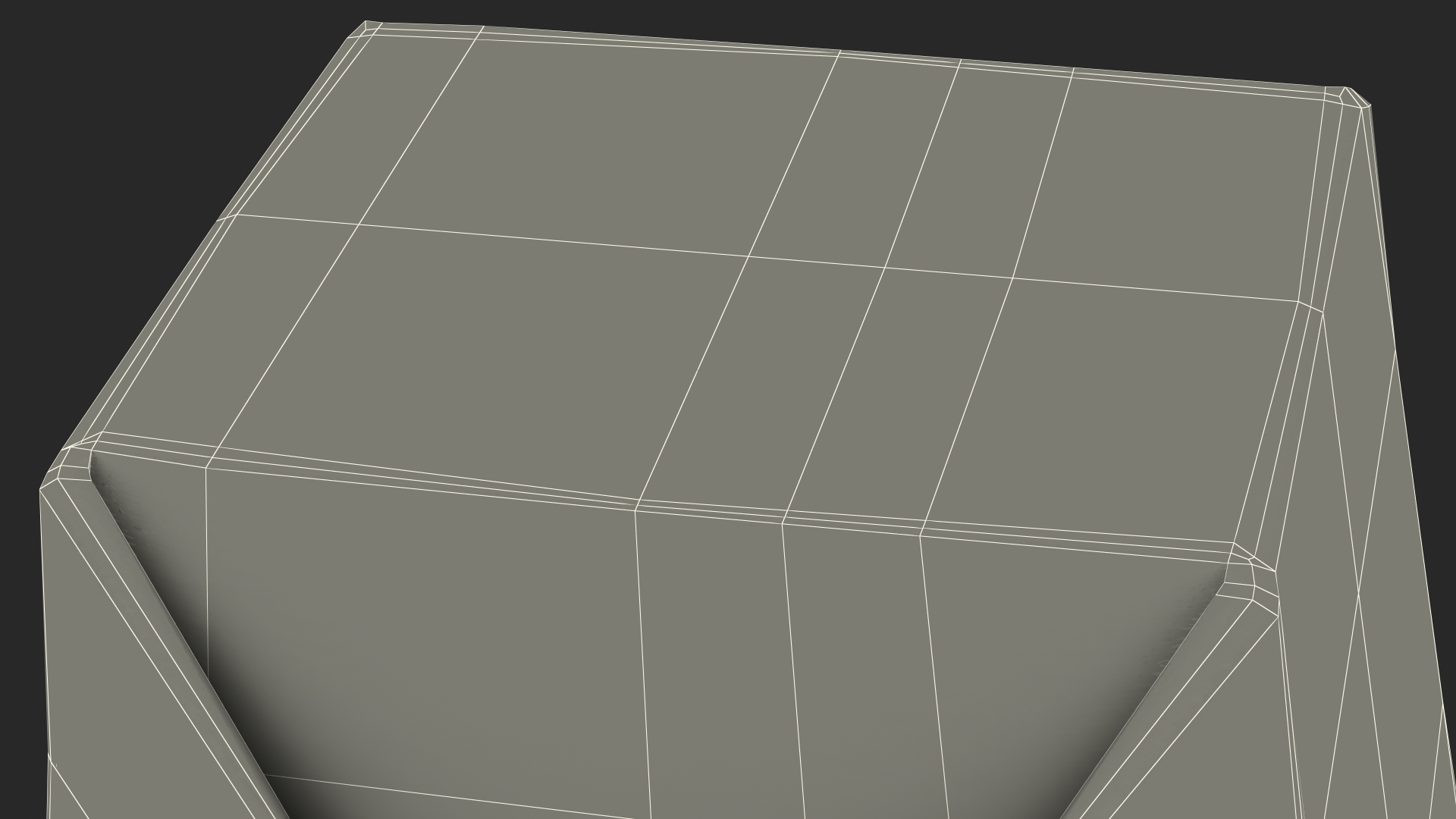 3D model Paper Take Out Food Container 16 Oz