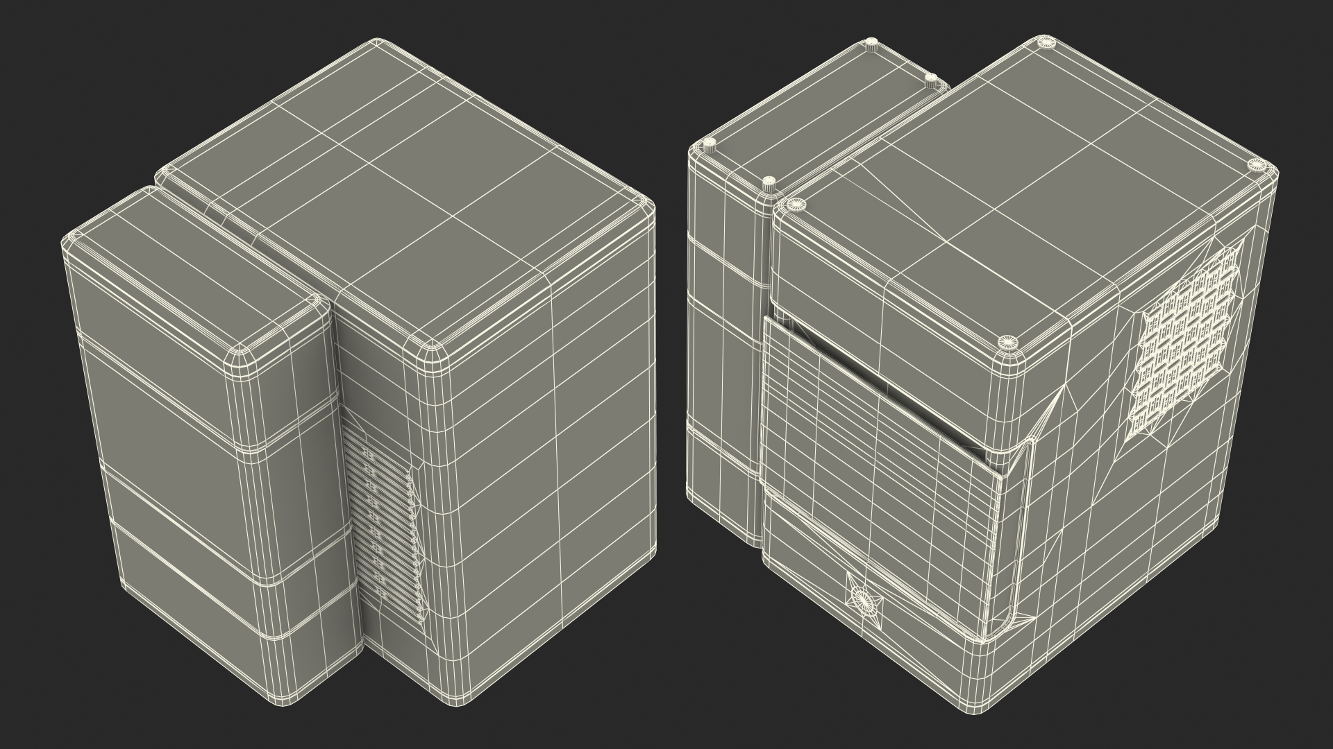 3D model GE Profile Opal Countertop Nugget Ice Maker Silver