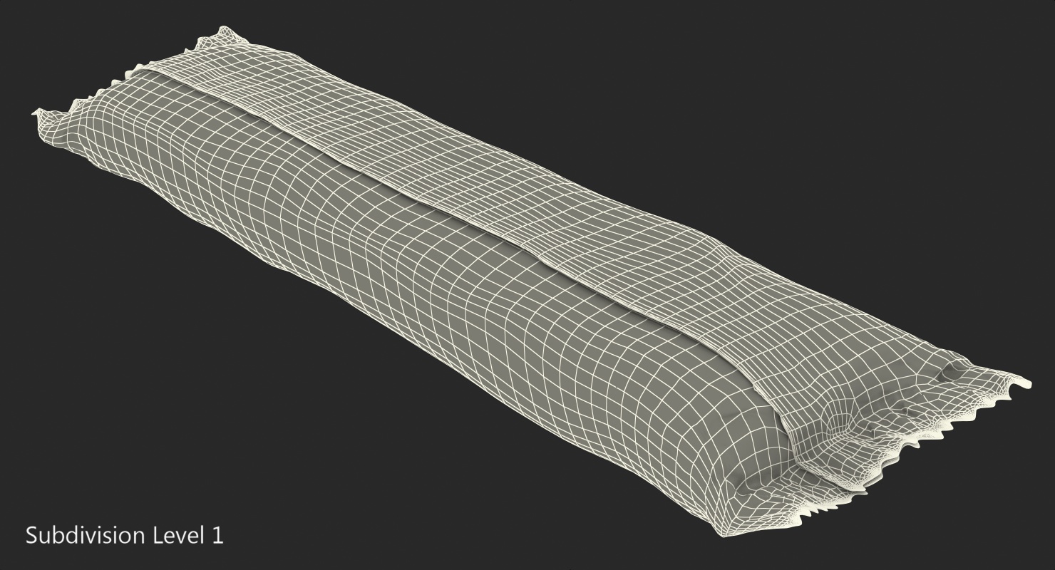 3D model White Paper Chocolate Bar