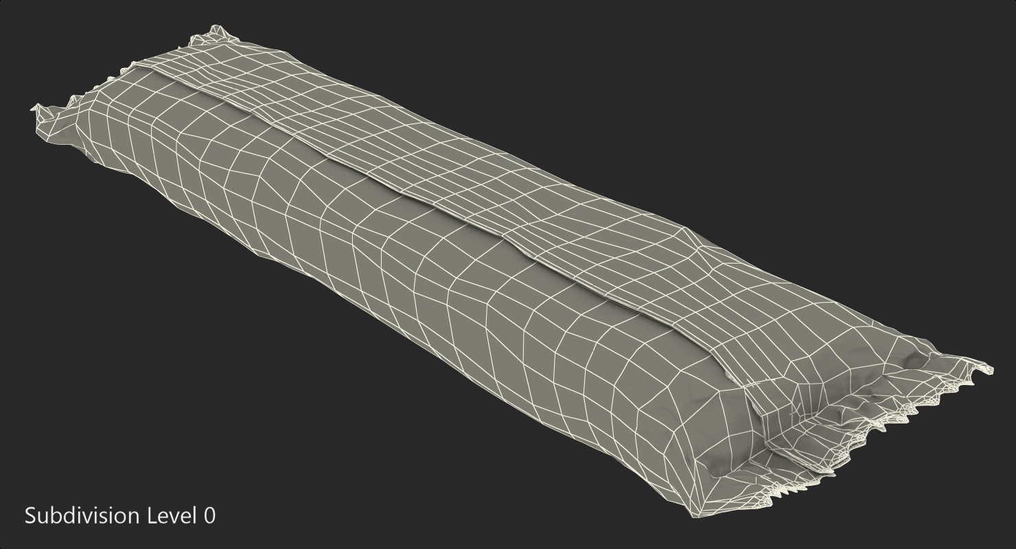 3D model White Paper Chocolate Bar