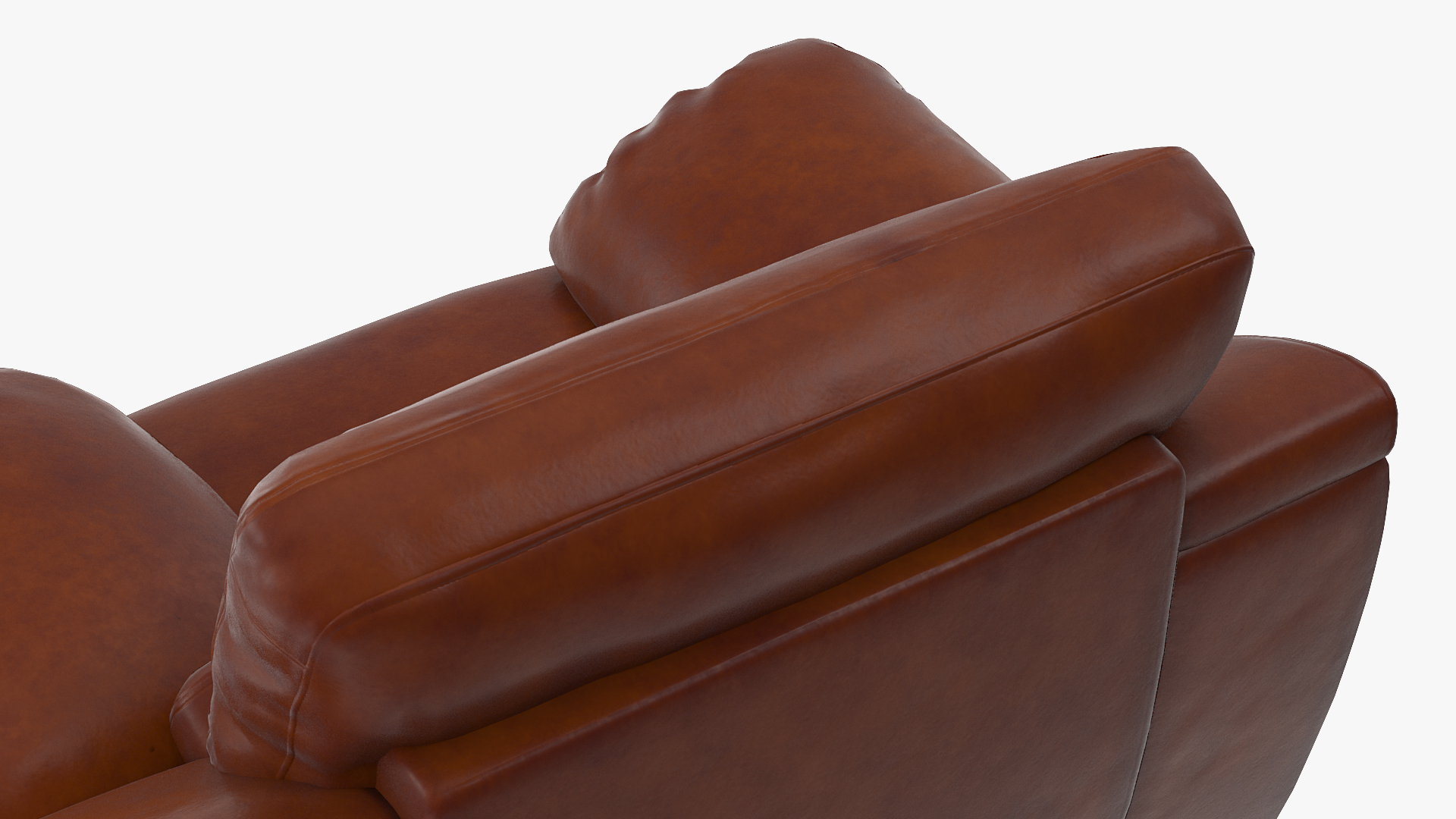 Brown Leather Chair 3D model