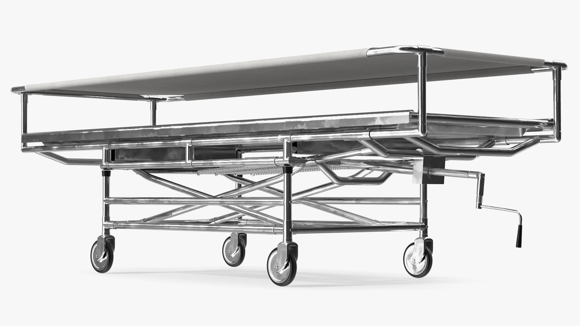 3D Covered Cadaver Carrier model