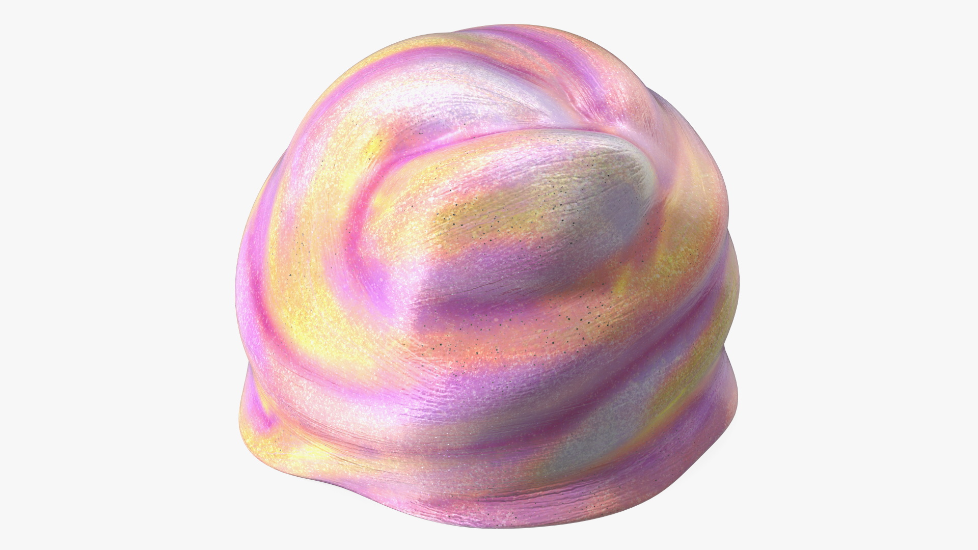Pink Yellow Toy Slimes 3D