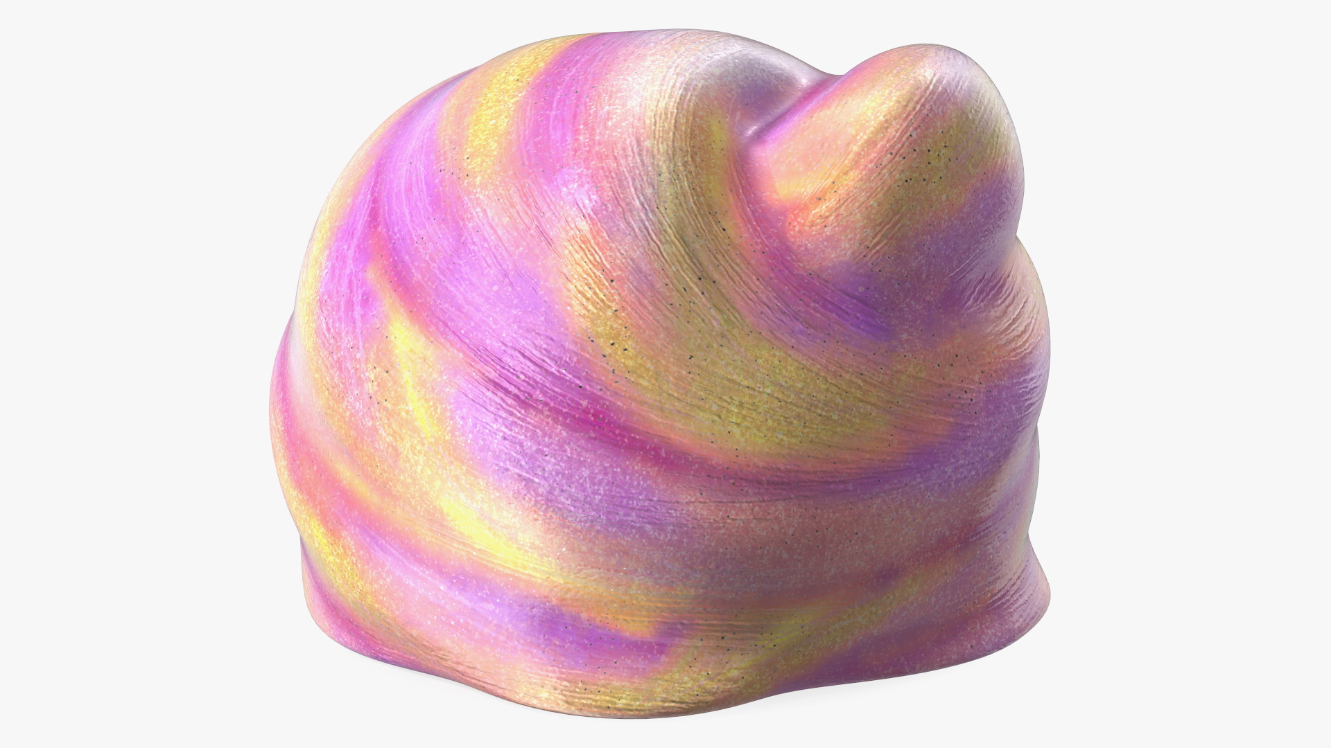 Pink Yellow Toy Slimes 3D