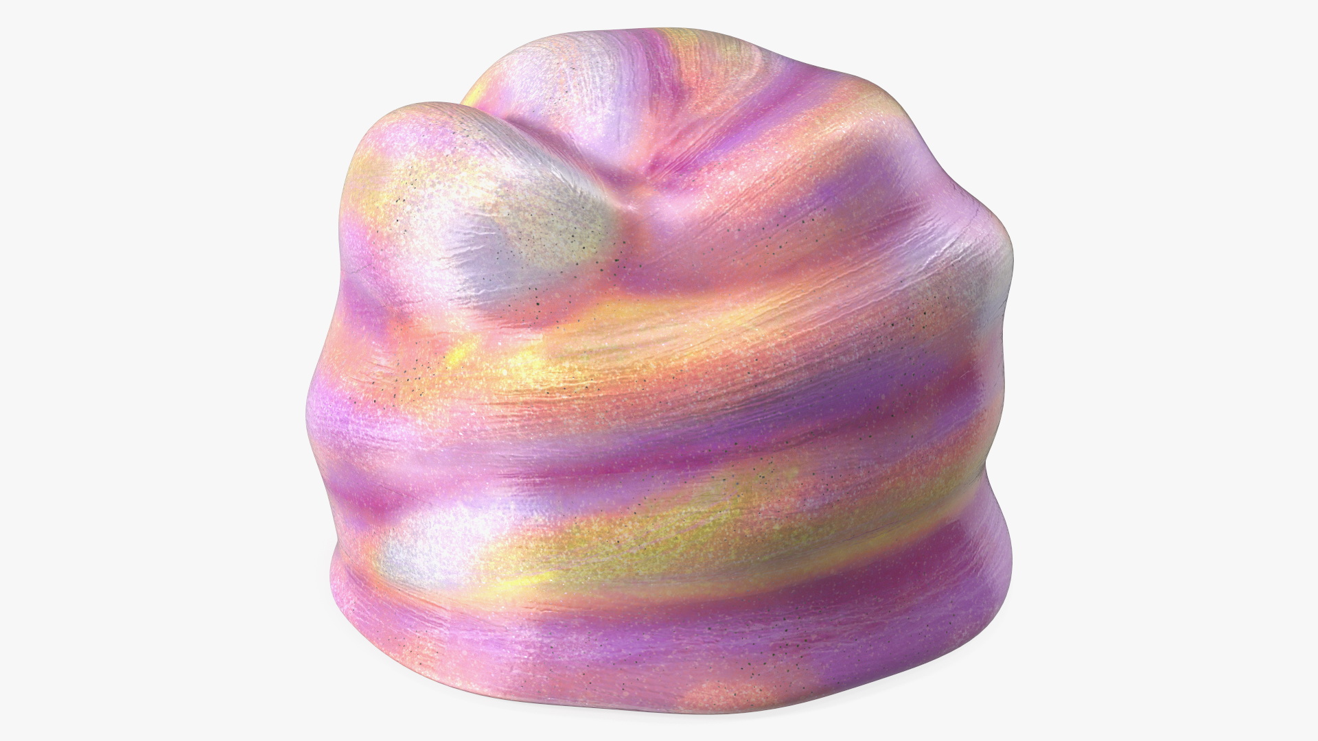 Pink Yellow Toy Slimes 3D