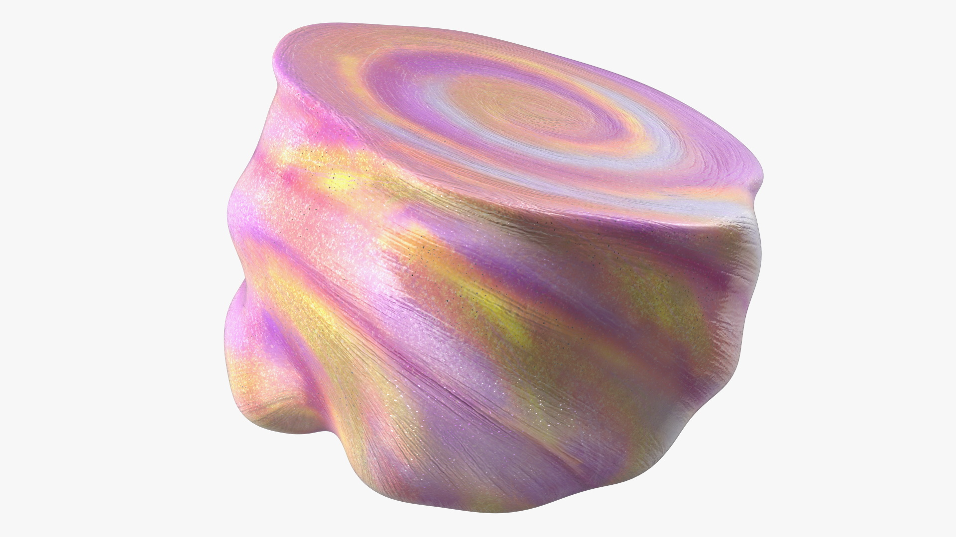 Pink Yellow Toy Slimes 3D