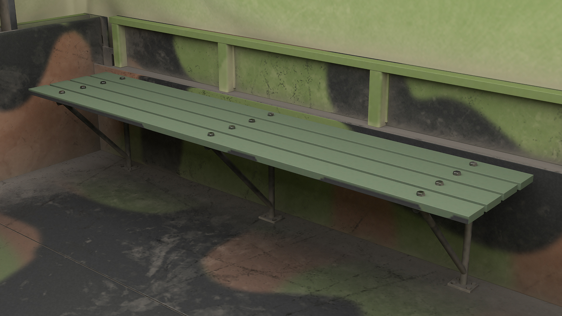 Military Medium Cargo Truck 6x6 with Tent Dusty 3D