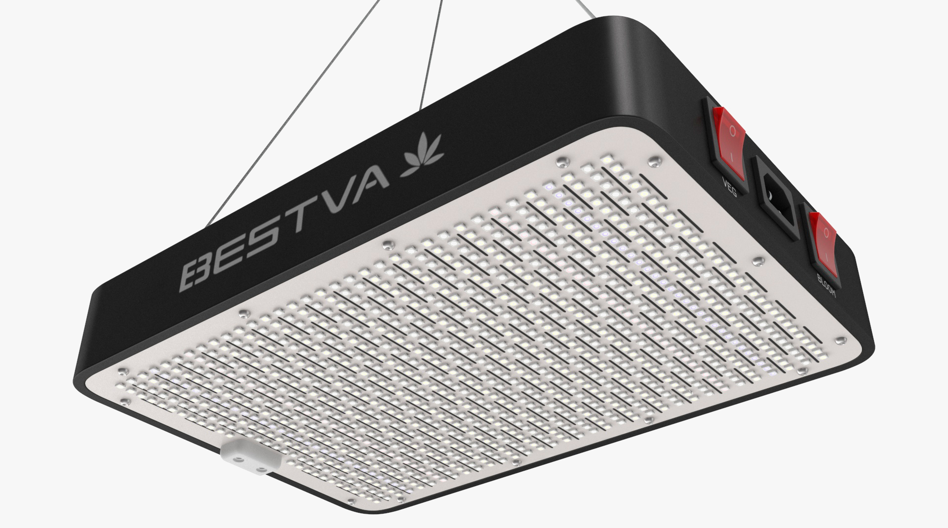 Bestva 1000W Led Grow Light Switched On 3D model