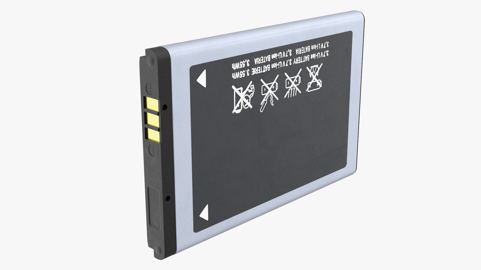 3D model Smartphone Li Ion Battery