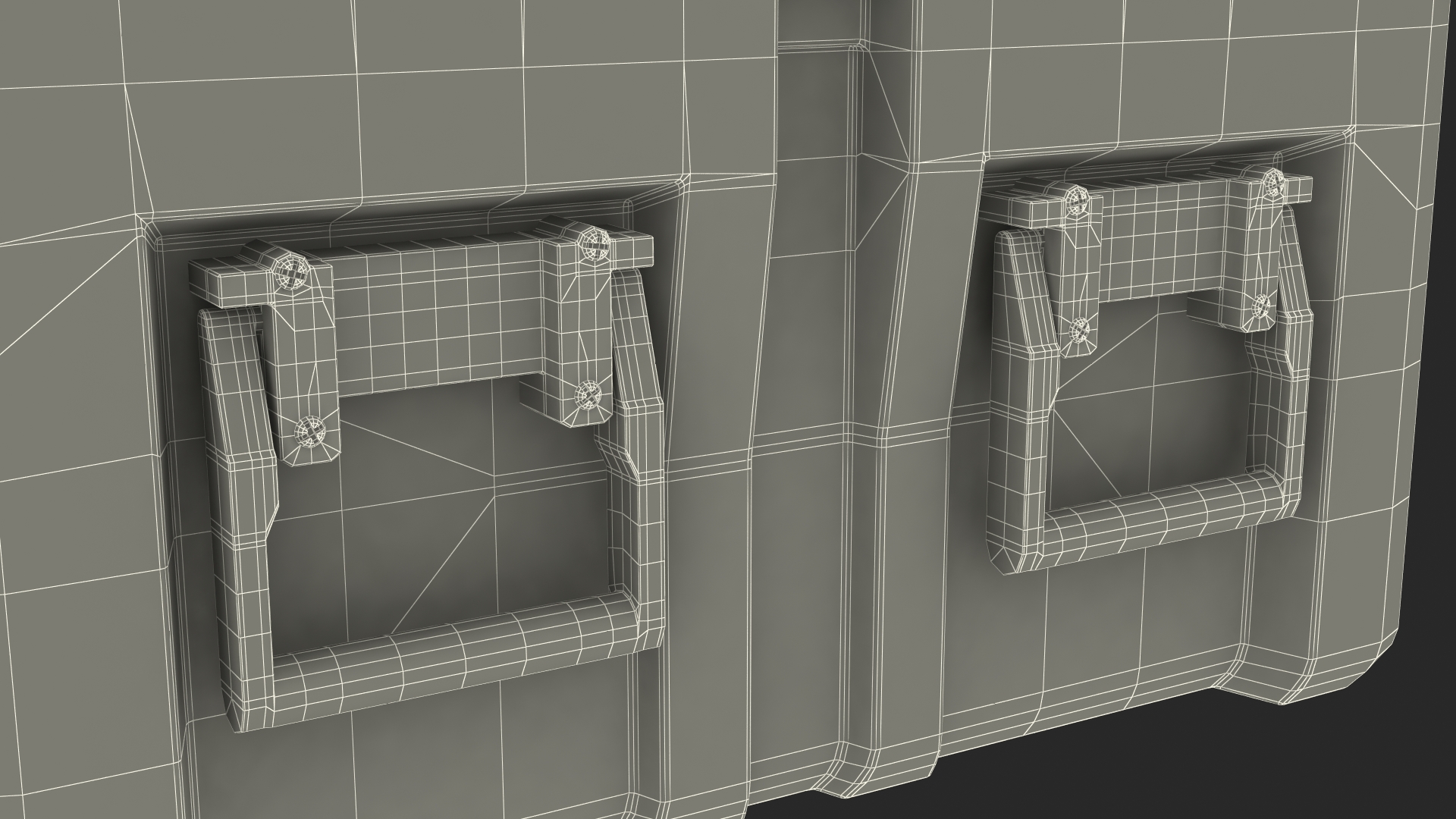 Plastic Military Box Middle 3D