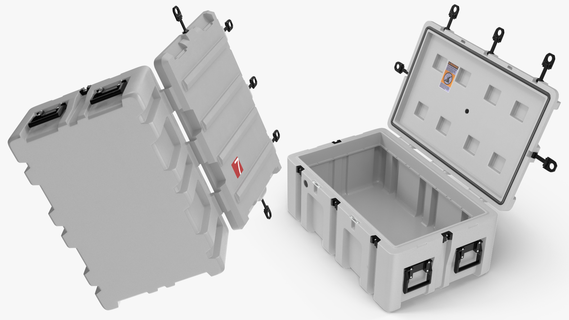 Plastic Military Box Middle 3D