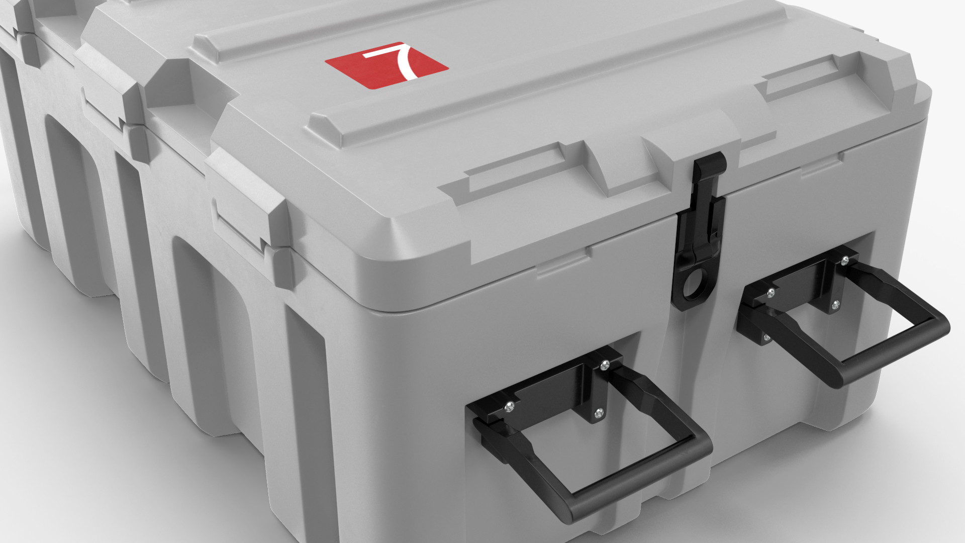 Plastic Military Box Middle 3D