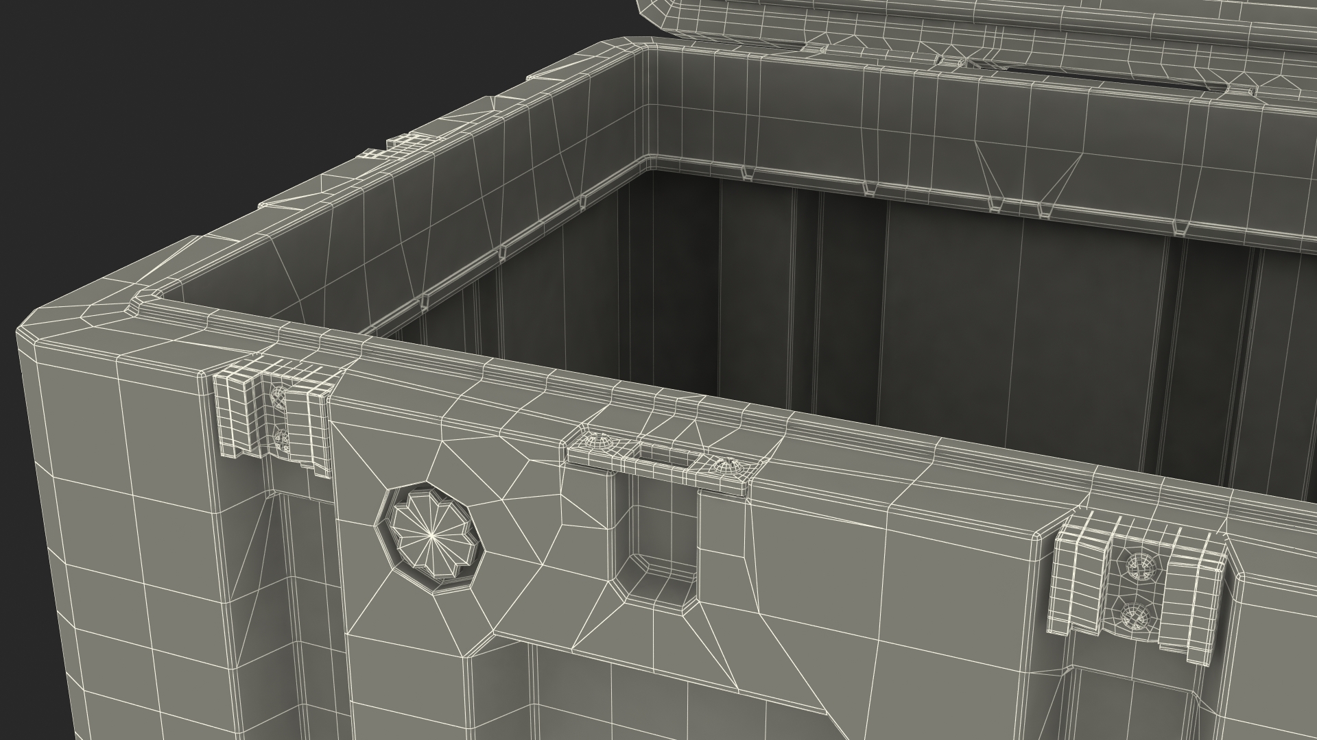 Plastic Military Box Middle 3D