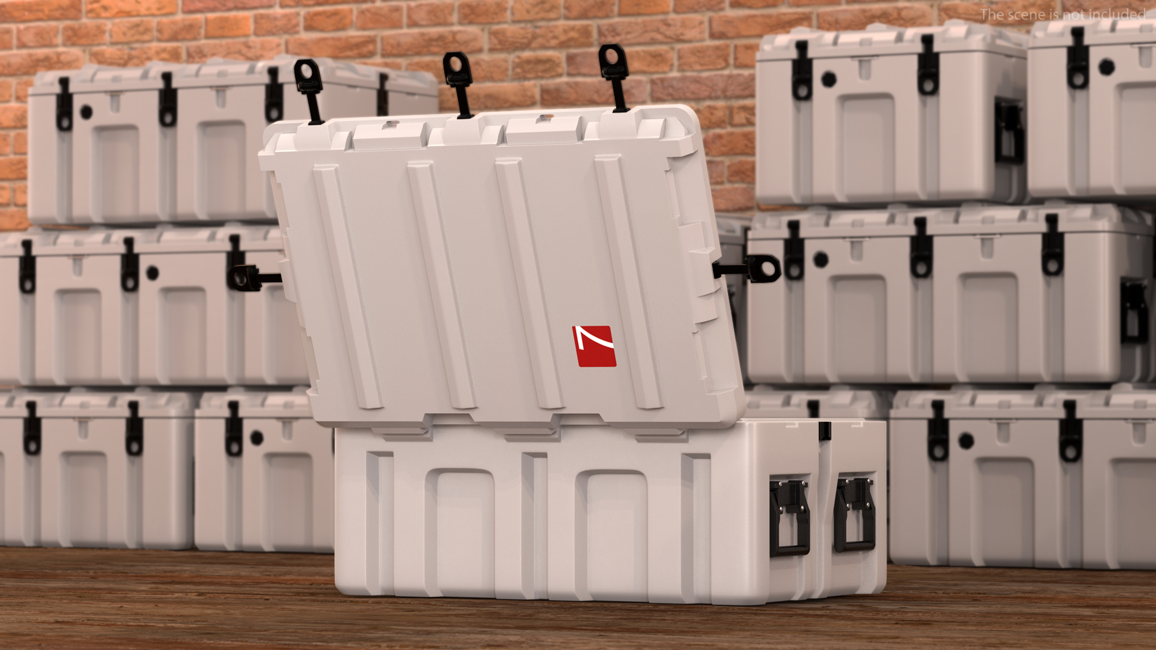 Plastic Military Box Middle 3D