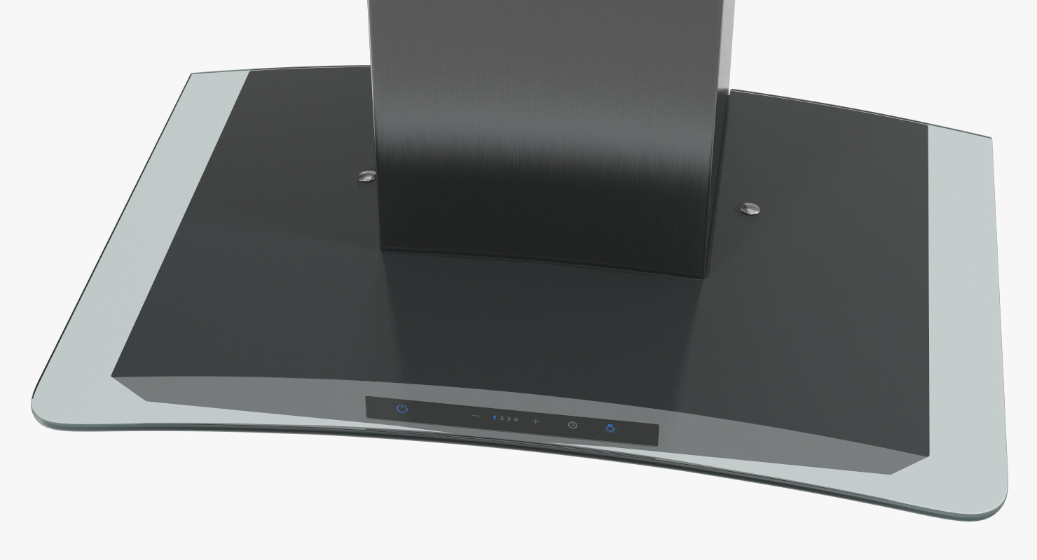 Inox Stainless Steel Cooker Hood 3D