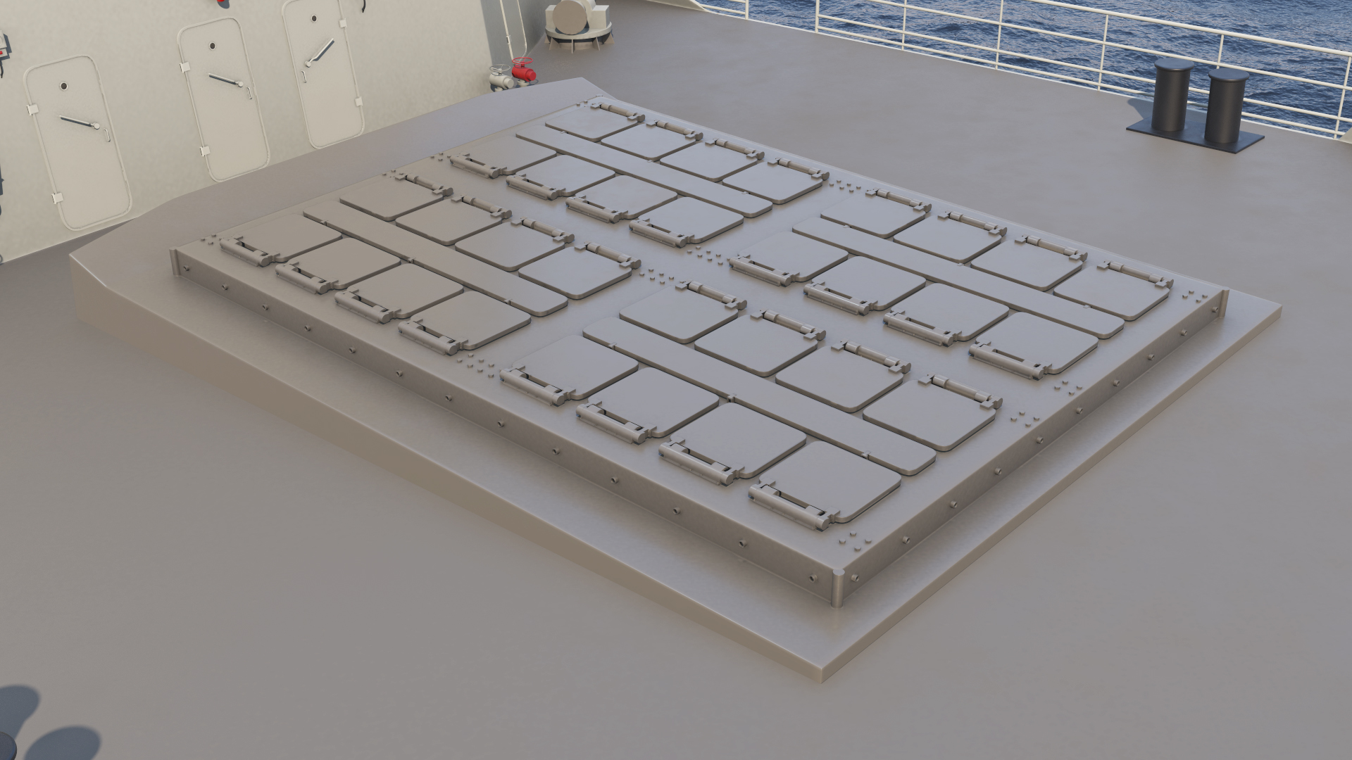 Type 054A Frigate Rigged 3D model
