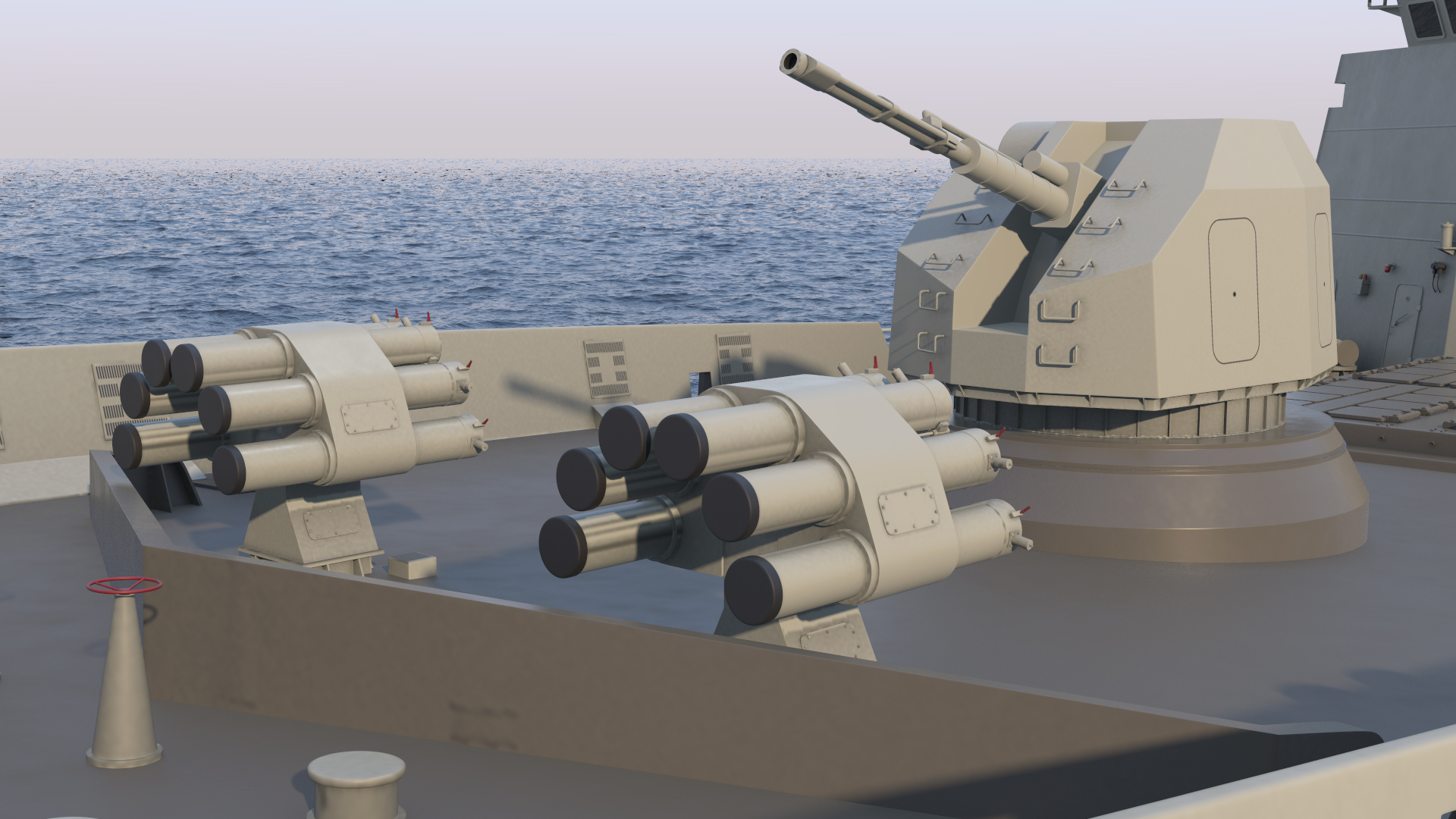 Type 054A Frigate Rigged 3D model