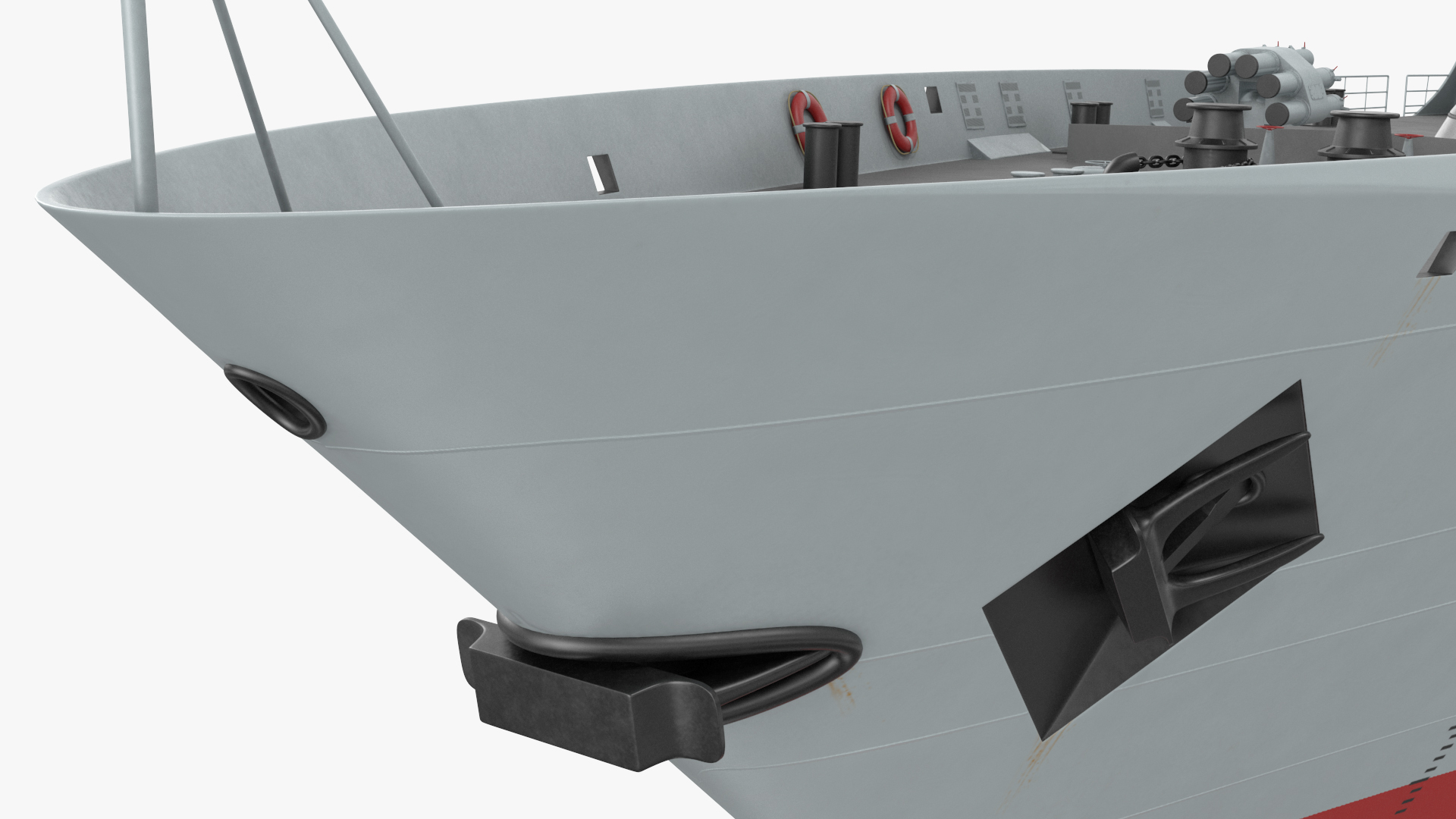Type 054A Frigate Rigged 3D model