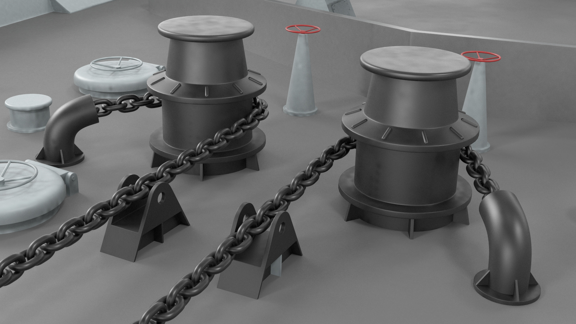 Type 054A Frigate Rigged 3D model