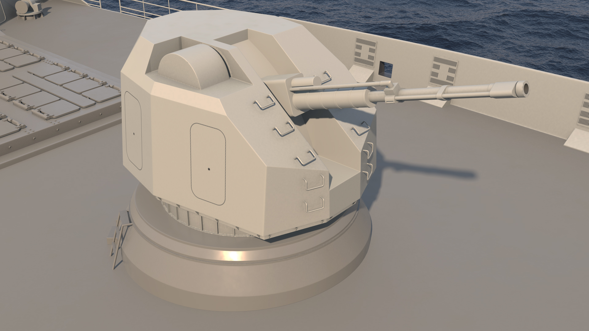Type 054A Frigate Rigged 3D model