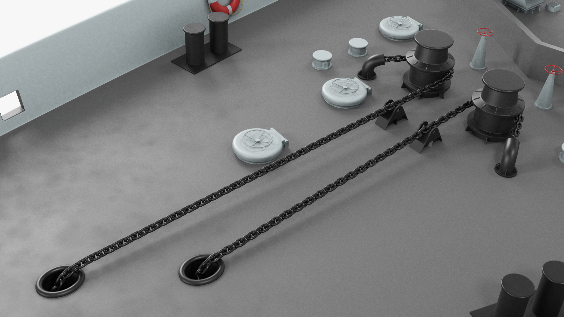 Type 054A Frigate Rigged 3D model