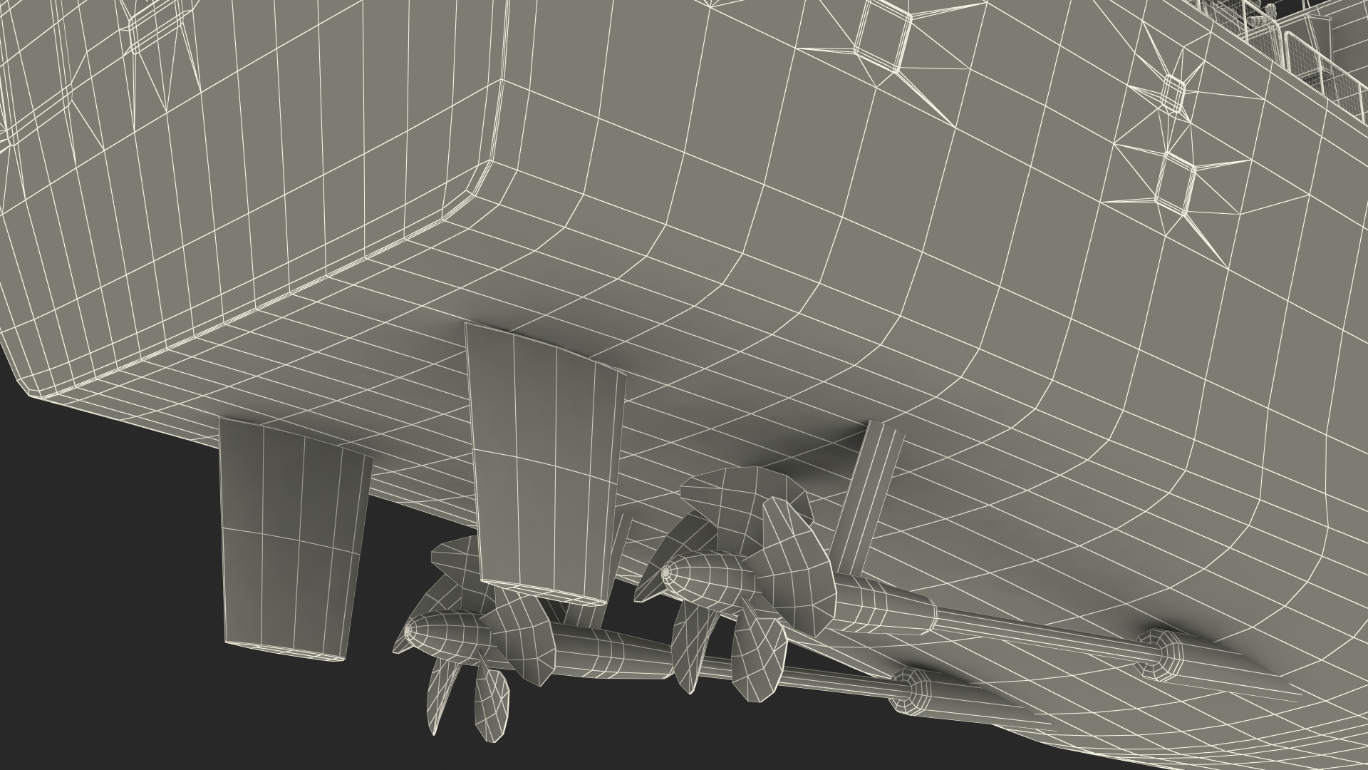 Type 054A Frigate Rigged 3D model