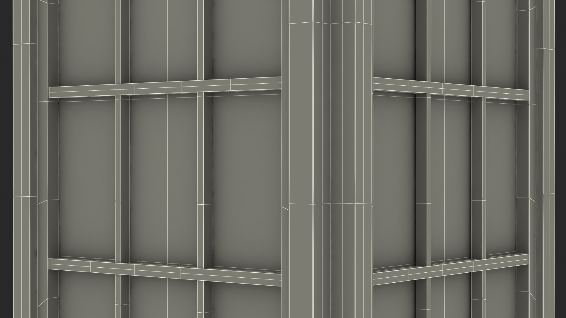 3D model Shoji Floor Lamp Off