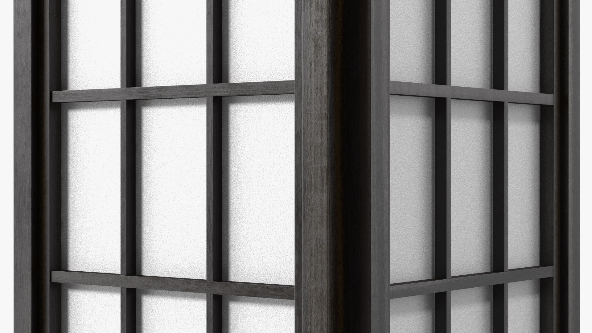 3D model Shoji Floor Lamp Off