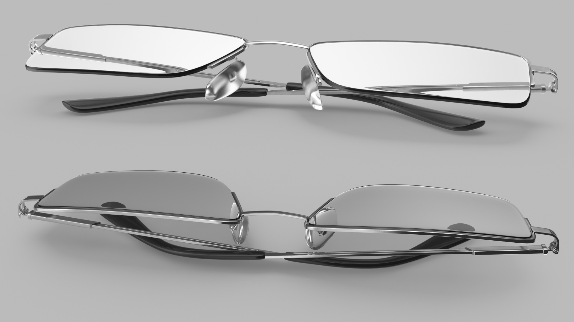 Foldable Reading Glasses 3D model