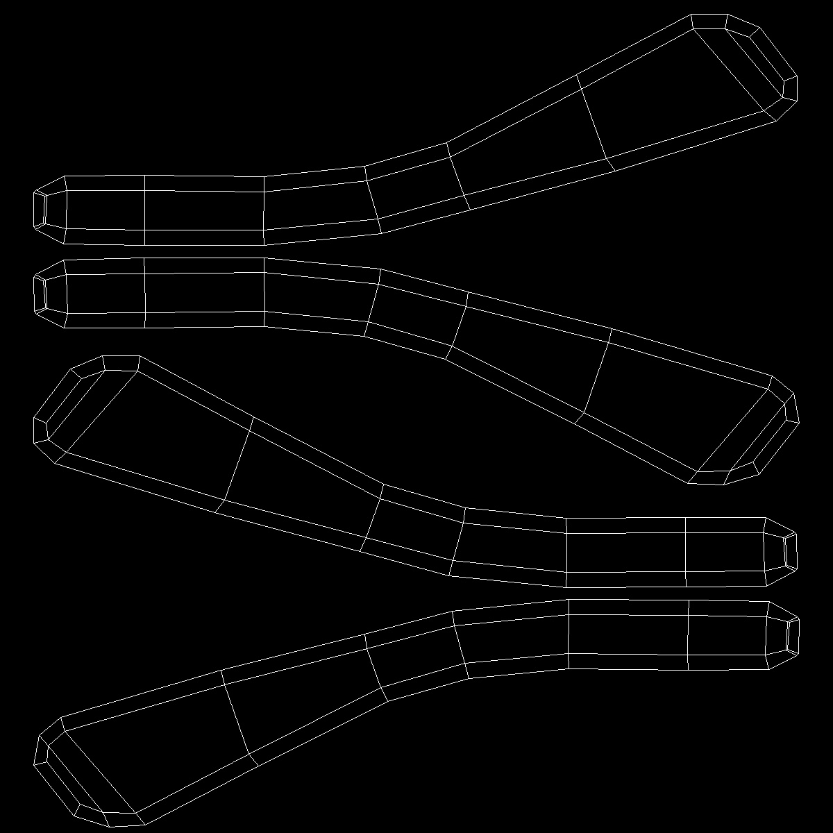 Foldable Reading Glasses 3D model