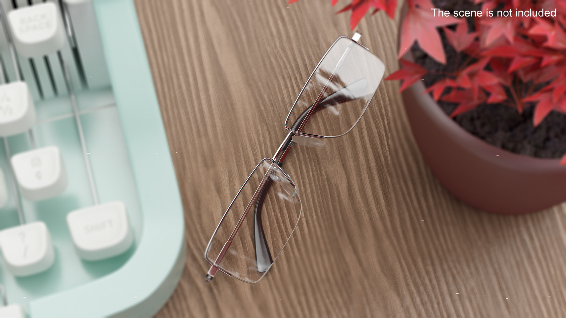 Foldable Reading Glasses 3D model