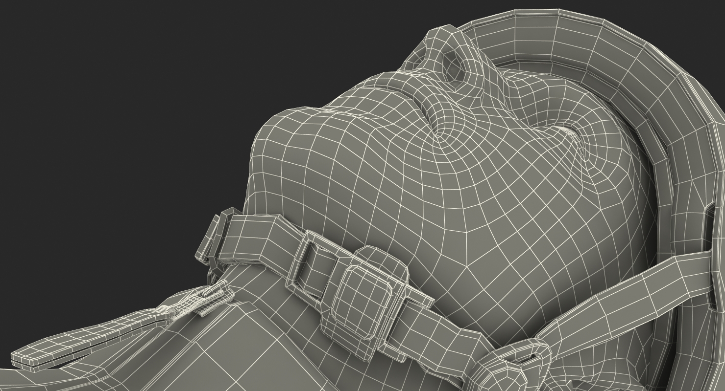 3D model Skate Helmet on Head