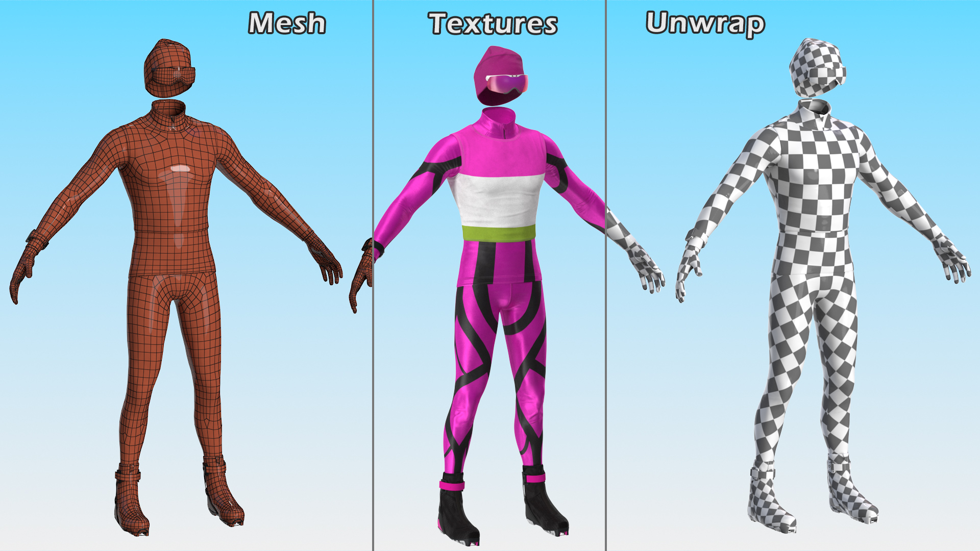 Winter Sport Suit 3D