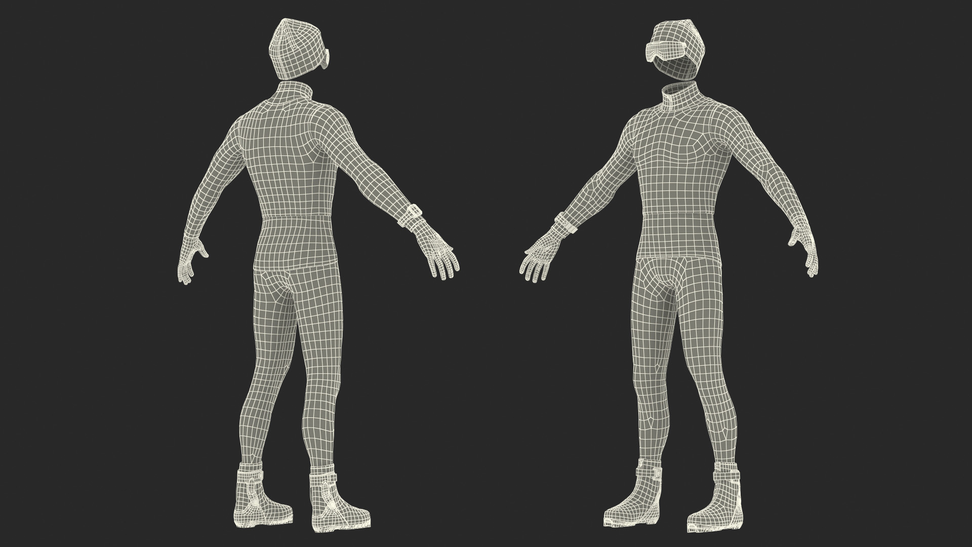Winter Sport Suit 3D