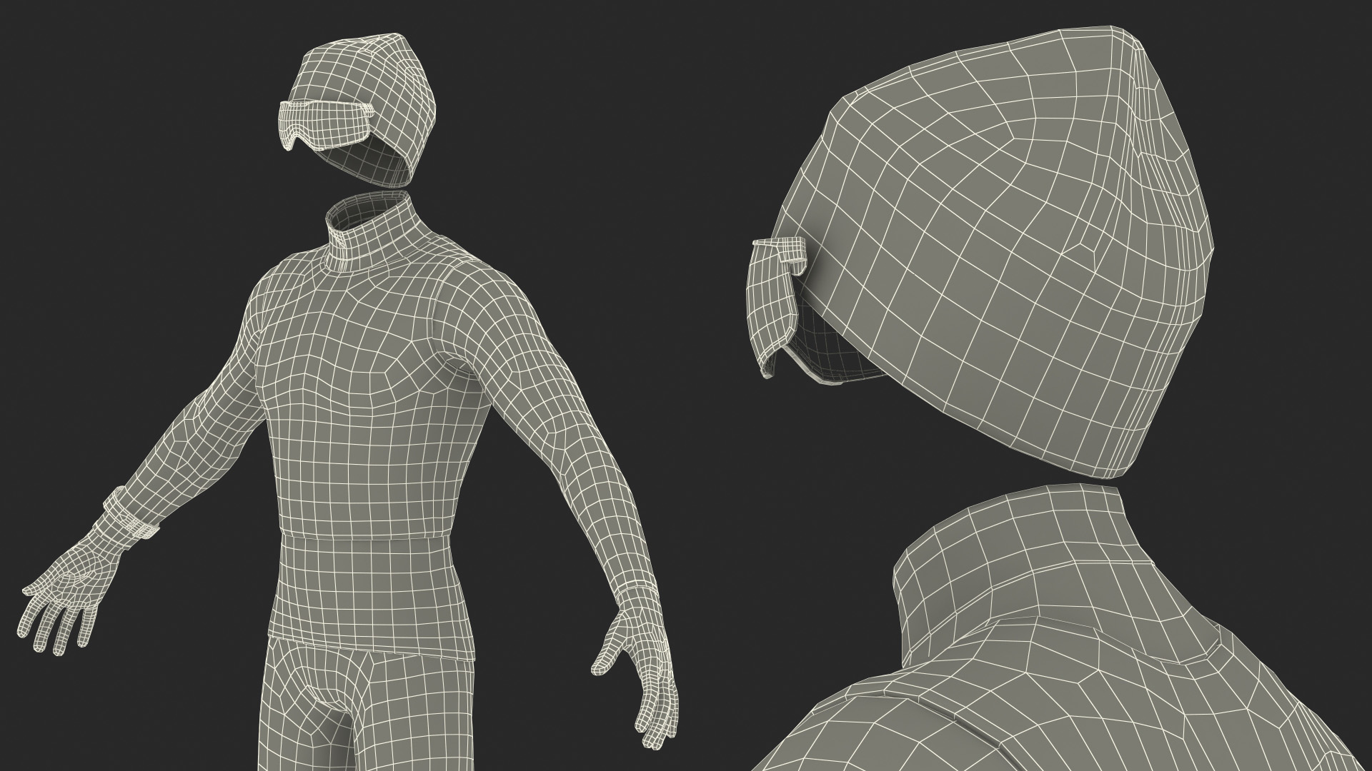 Winter Sport Suit 3D