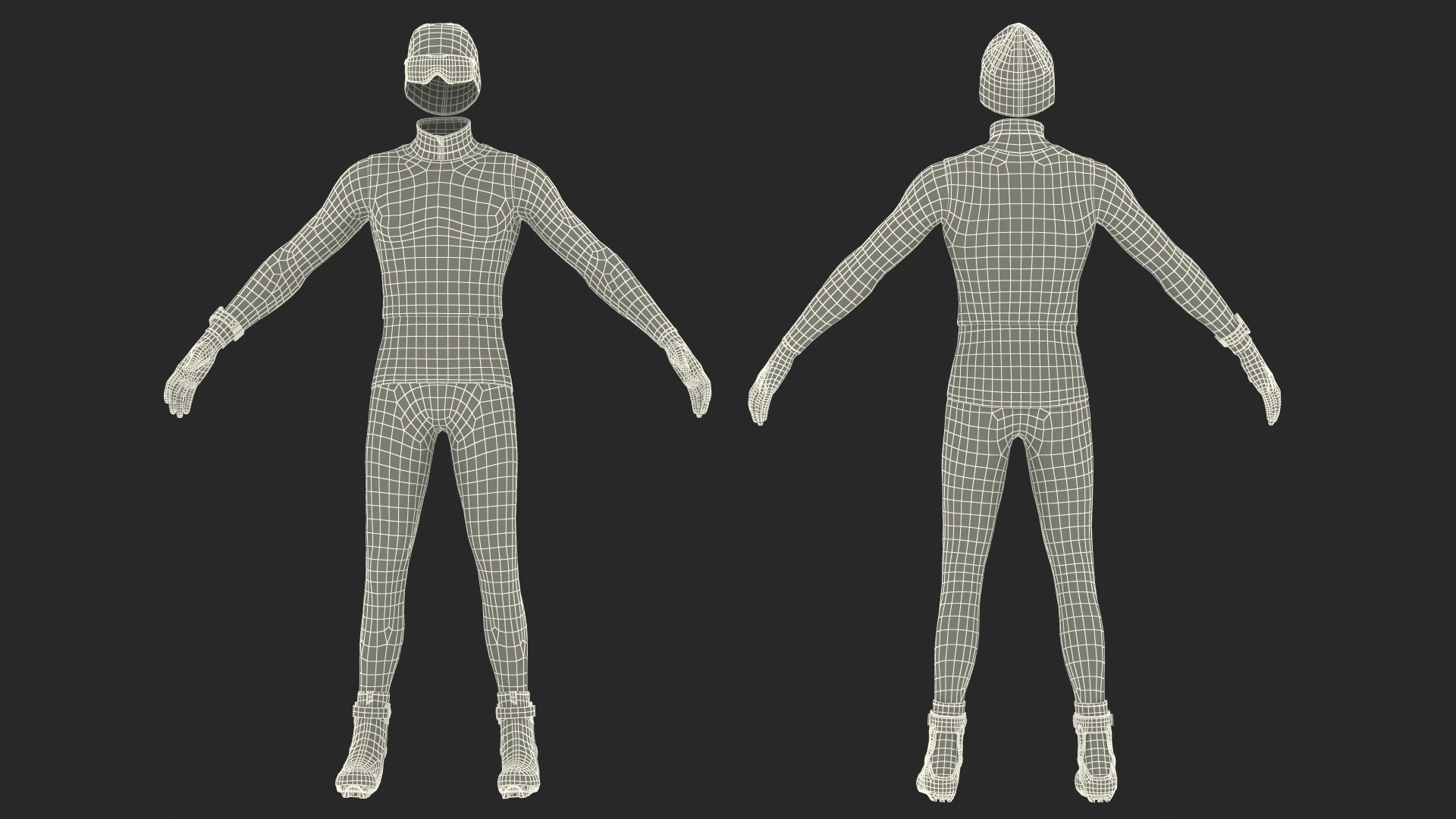 Winter Sport Suit 3D