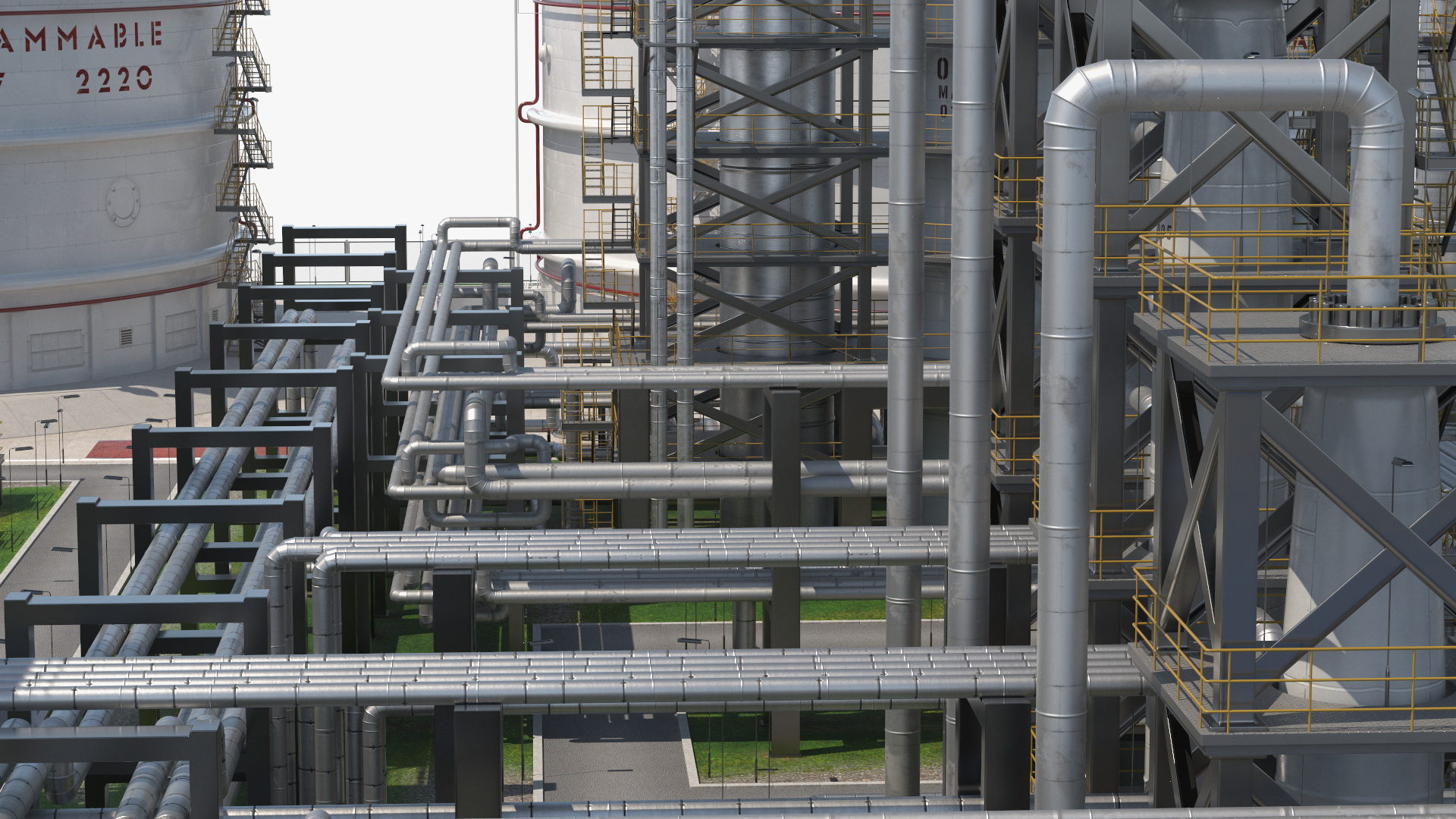 3D Oil Refining Facility
