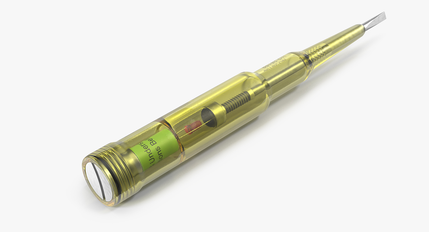 3D Screwdriver Circuit Tester