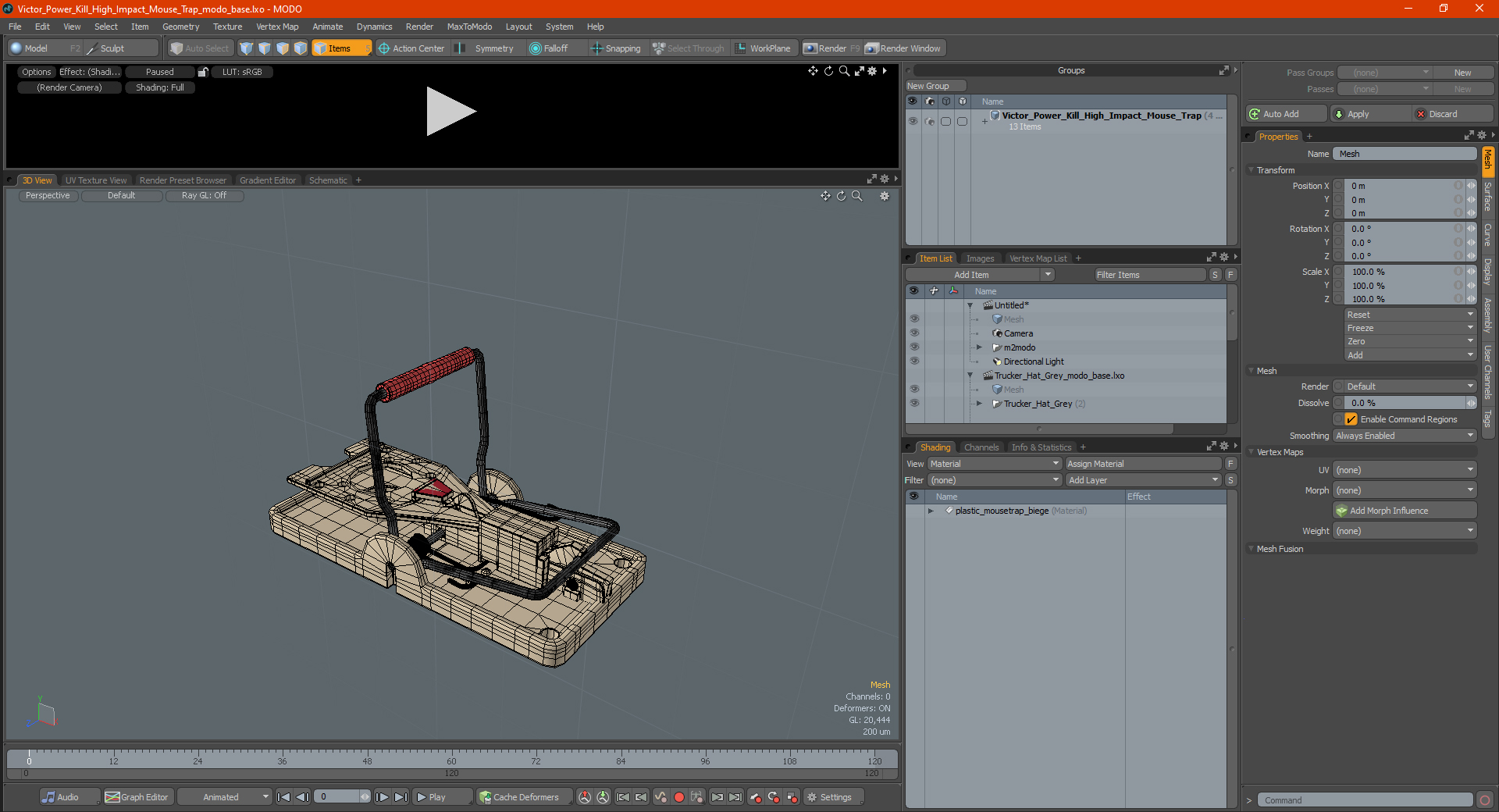 3D model Victor Power Kill High Impact Mouse Trap