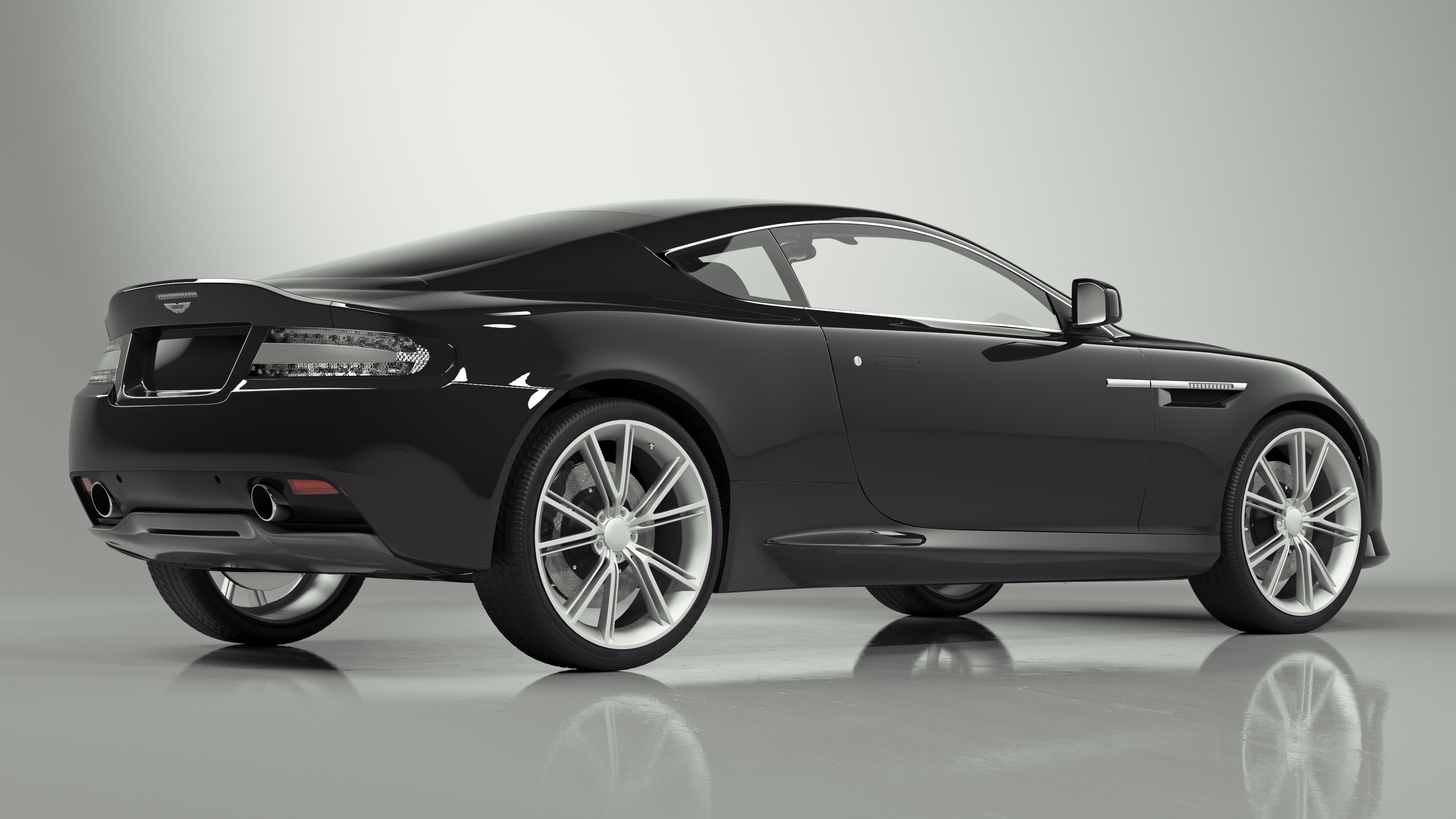 Aston Martin DB9 Simple Interior 3D