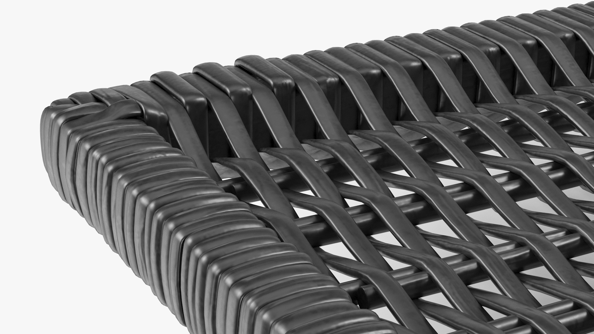 3D Rattan Panel Black model