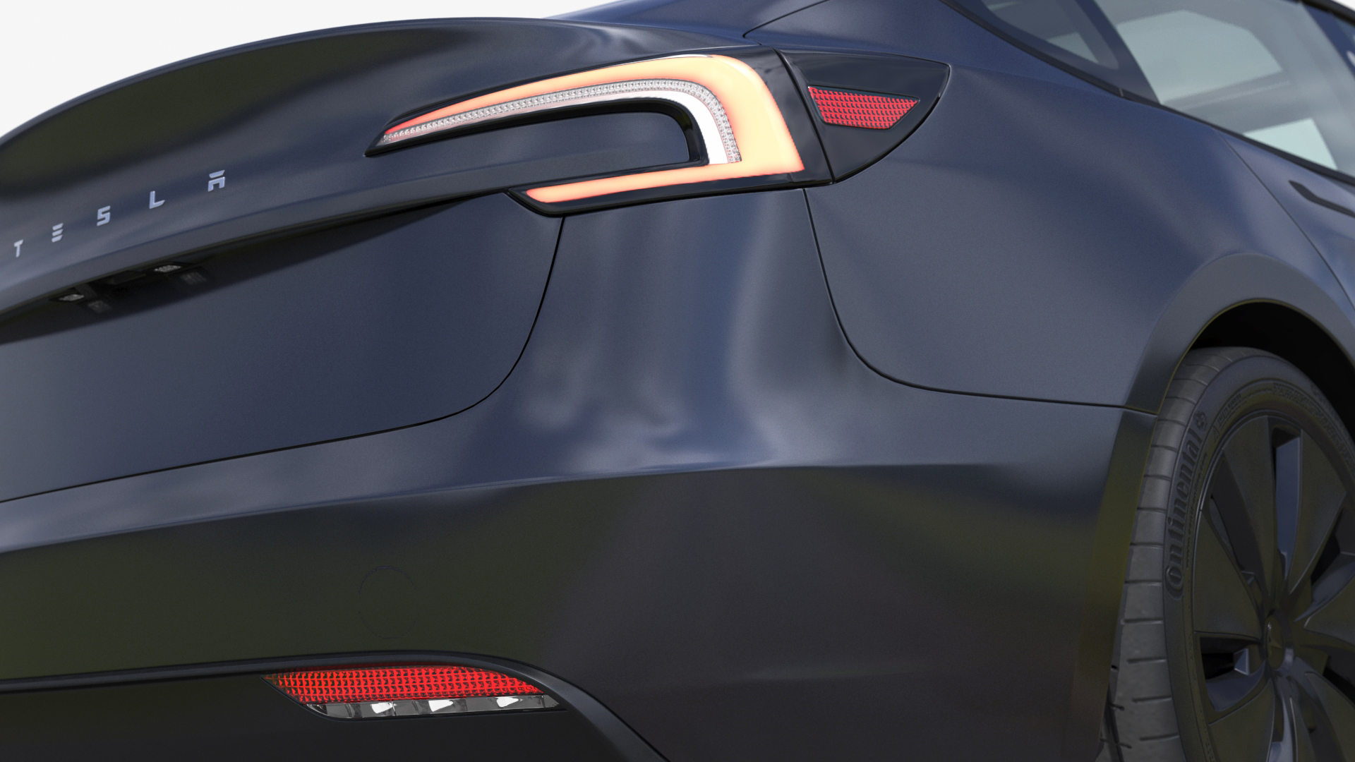 3D model Tesla Model 3 2024 with Tesla Bot Rigged