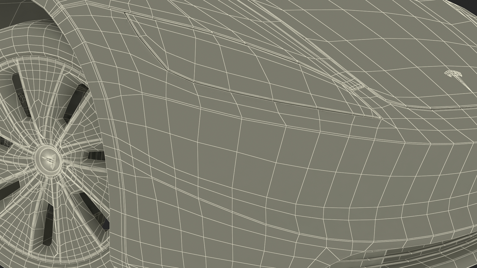 3D model Tesla Model 3 2024 with Tesla Bot Rigged