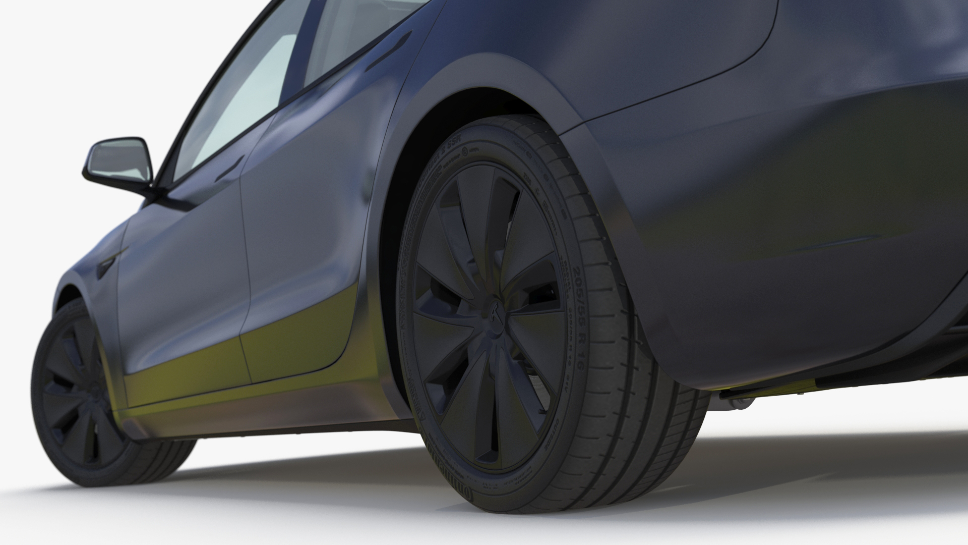 3D model Tesla Model 3 2024 with Tesla Bot Rigged