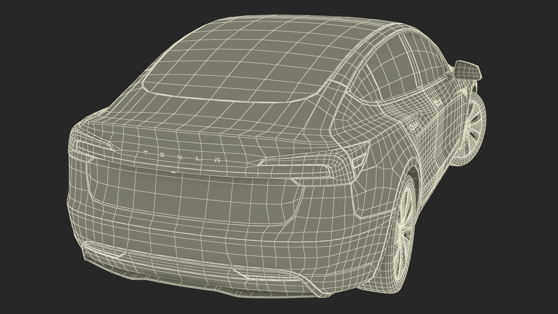 3D model Tesla Model 3 2024 with Tesla Bot Rigged