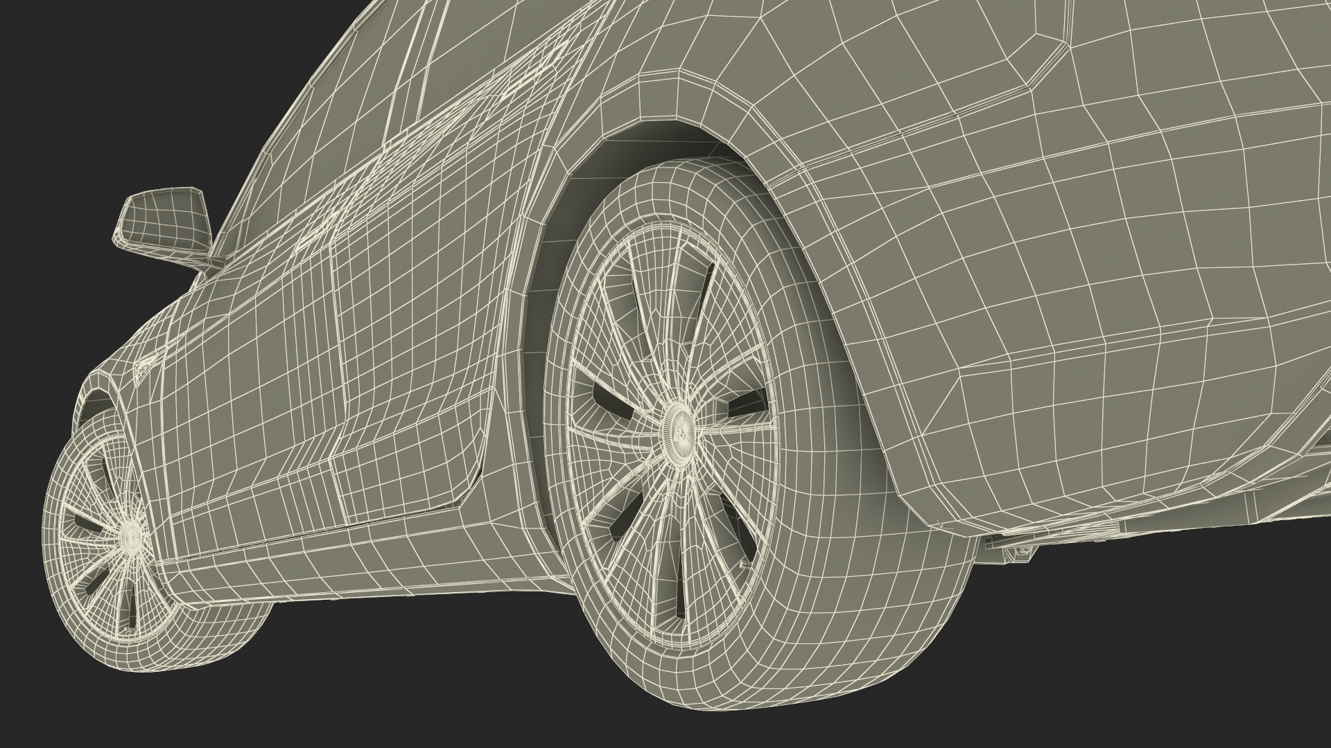 3D model Tesla Model 3 2024 with Tesla Bot Rigged