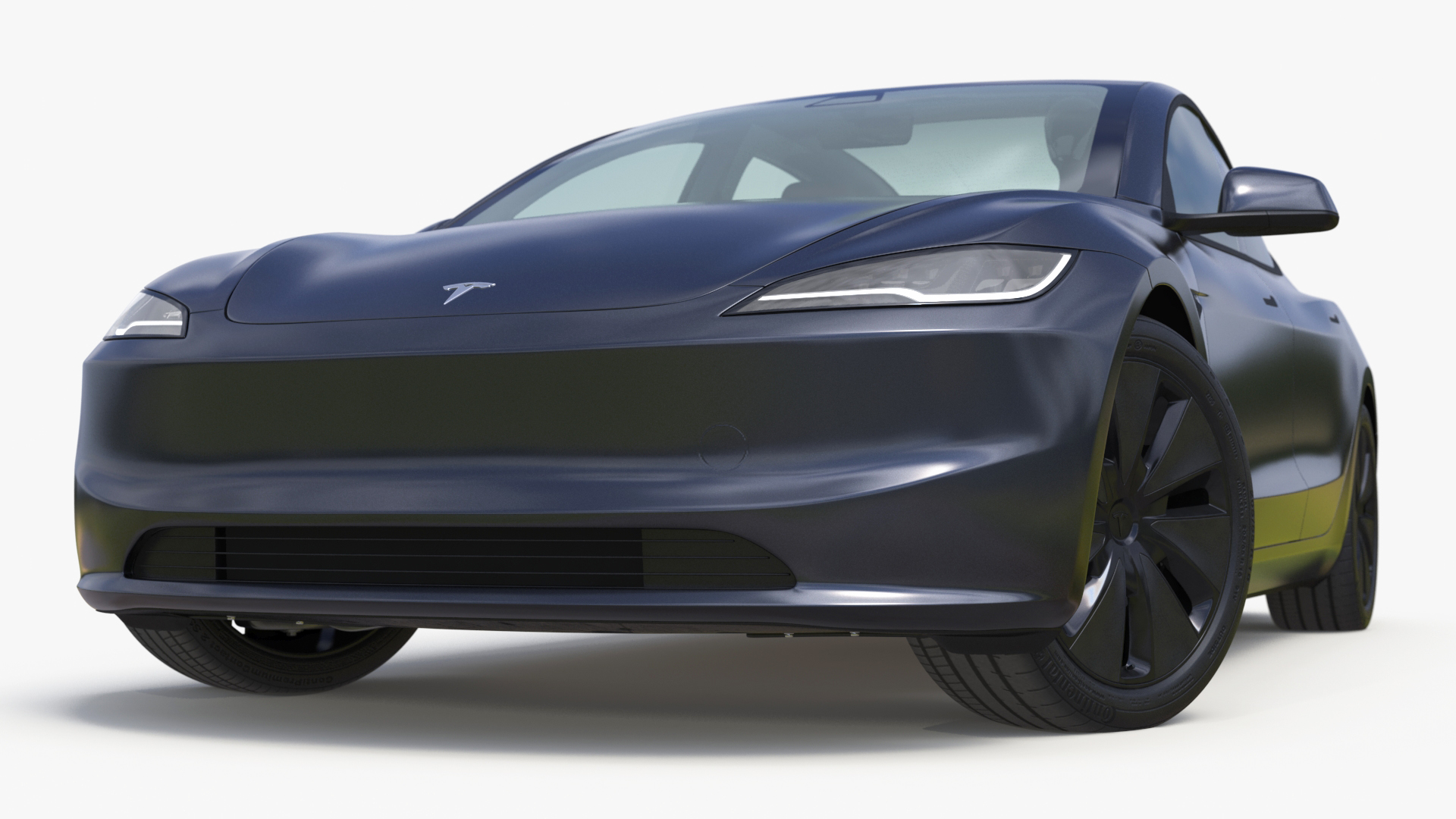 3D model Tesla Model 3 2024 with Tesla Bot Rigged