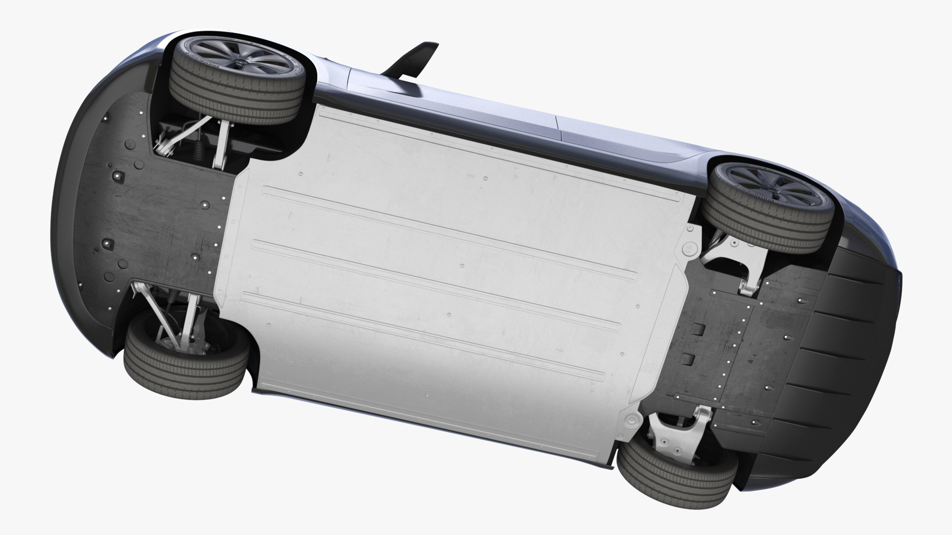 3D model Tesla Model 3 2024 with Tesla Bot Rigged
